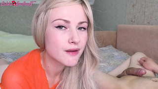 ���ेक्सी प्रेमिका Blowjob डिक र चाट बलमा पछि काम - सह निगल