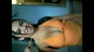 Young hottie taking off clothes