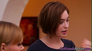 Busty teen lesbianas lame